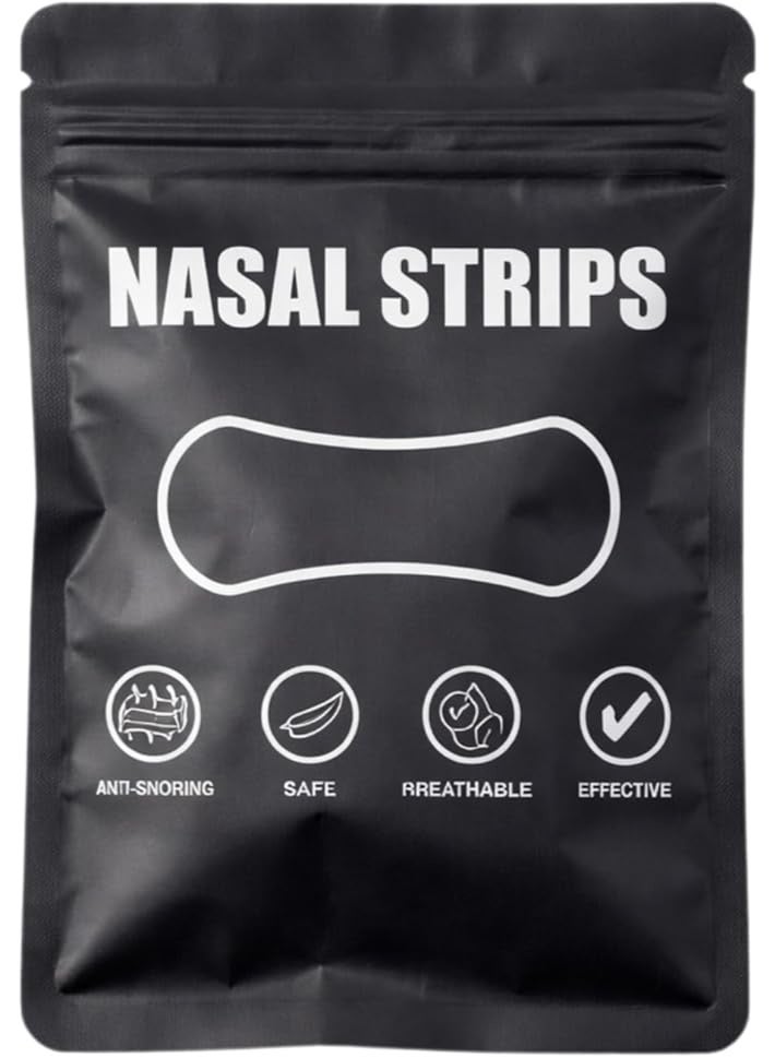 30 Pcs Advanced Black Nasal Strips – Extra Strength Anti Snoring Nose Tape for Breathing & Congestion Relief – Hypoallergenic Sleep Aid for Night & Sports – Breathe Better Instantly - Image 1